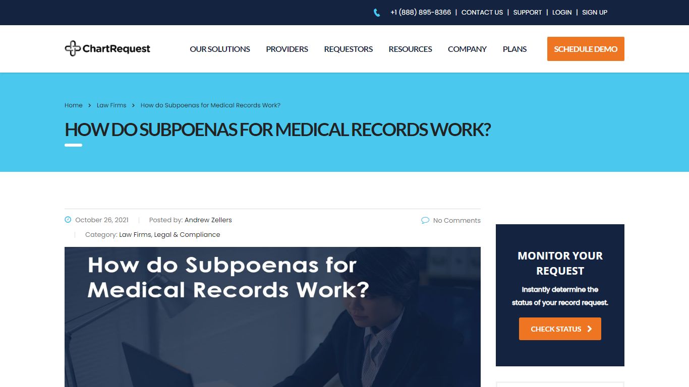 How do Subpoenas for Medical Records Work? - ChartRequest